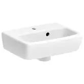 Маленькая (мини) раковина Geberit Selnova Square 36 х 28 см, с 1 отверстием под смеситель (500.316.01.1)