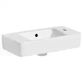 Маленькая (мини) раковина Geberit Selnova Compact 50 х 25 см, с 1 отверстием под смеситель справа (501.507.00.1)