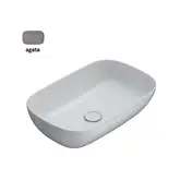 Умивальник на стільницю Globo T-Edge 60x38, AGATA (B6R60AT)