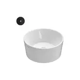 Умивальник на стільницю Globo FORTY3 35х16 см, чорний (FO035AR)
