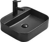 Умывальник (раковина) MEXEN SOFIA 50 BLACK MATT чёрный накладной подвесной (MEX-22155085)
