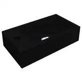 MIRAGGIO Умывальник FARO R BLACK MIRASTONE (0000399)