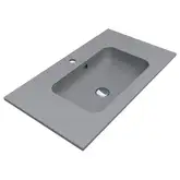 MIRAGGIO Умывальник DELLA 800 GRAY MIRASTONE (0000943)