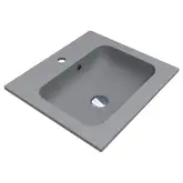 MIRAGGIO Умывальник DELLA 500 GRAY MIRASTONE (0000985)