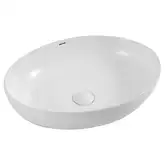 Mixxus Premium ELLIPSE-0102 Раковина накладная, белая (MP6551)