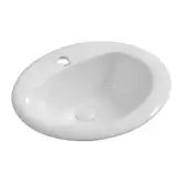 Mixxus Premium TOPPER-1602 Раковина врізна, біла (MP6572)