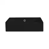 Nic-Design Умивальник підвісний Nic Design Cool з переливом 75х51x12.5 см, чорний глянець (001231008)