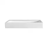 Nic-Design Умивальник підвісний Nic Design Cool без переливу 100х50x12.5 см, білий глянець (001232001)