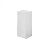 Nic-Design Умивальник окремо стоячий Nic Design Semplice 40х40х85 см без переливу, зі зливом у стіну, білий матовий (001372003)