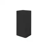 Умивальник окремо стоячий Nic Design Semplice 40х40х85 см без переливу, зі зливом в стіну, Antracite матовий (001372013)