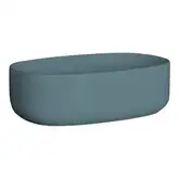 Умивальник на стільницю Nic Design Semplice 60х40х15 см, Polvere матовий (001377057)