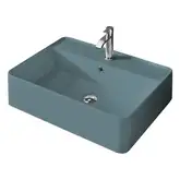 Умивальник на стільницю Nic Design Semplice 60х45х16 см з отвором під змішувач, Polvere матовий C/F (001384057 CF)