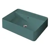 Умивальник на стільницю з переливом Nic Design Semplice 60х45х16 см, Amazzonia глянець N/F (001384077 NF)