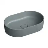 умивальник Omnires Ovo 55x36 ash gray (OVOUNAG)