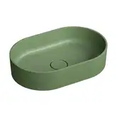 умивальник Omnires Ovo 55x36 olive (OVOUNOL)