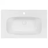 Раковина Qtap Albatross 5H 800х500х210 White с донным клапаном QT01115080HW