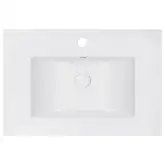Раковина Qtap Albatross E 700х460х180 White с донным клапаном QT01119070EW