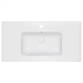 Раковина Qtap Albatross E49 1000х490х200 White с донным клапаном QT01119100E49W