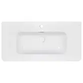 Раковина Qtap Albatross 9H 1000х460х180 White с донным клапаном QT01119100HW