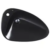 Раковина-чаша Qtap Leo 695х460х115 Matt black с донным клапаном QT1111A089TMB