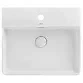 Раковина Qtap Nando LT 500х420х120 White с донным клапаном QT12112173SW