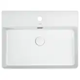 Раковина Qtap Nando LT 600х420х120 White с донным клапаном QT12112173W