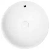Раковина-чаша Qtap Robin 410х410х180 White с донным клапаном QT1311A004W