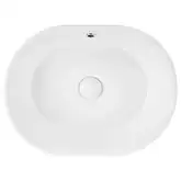 Раковина-чаша Qtap Robin 505х385х190 White с донным клапаном QT1311A025W