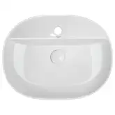 Раковина Qtap Scorpio 505x385x120 White с донным клапаном QT14112202W