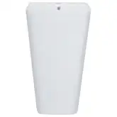 Раковина напольная моноблок Qtap Tern 440х380х830mm White с донным клапаном QT1711G302W