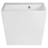 Раковина подвесная моноблок Qtap Tern 465х385х370 White с донным клапаном QT1711G803W