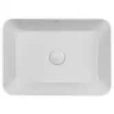 Раковина-чаша Qtap Virgo 490х350х110 White с донным клапаном QT18112261W