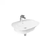 Раковина подвесная Rak Ceramics Sensation 55 х 46 см, белый глянец (SENWB5501AWHA)