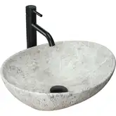 Rea Sofia Light Stone Умывальник накладной, серый (REA-U0165)
