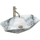 Умывальник (раковина) REA VEGAS GRANIT SHINY накладной гранит (REA-U5602)