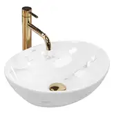 Умывальник (раковина) REA SOFIA NATURE MARBLE накладной белый (REA-U6605)