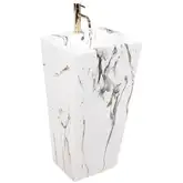Умывальник (раковина) Rea DARIA MARBLE напольный (REA-U6678)
