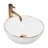 Rea Stella Rose Gold Edge Умивальник накладний (REA-U7444)