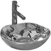 Умывальник (раковина) REA PARIS SILVER накладной серебристый (REA-U8499)