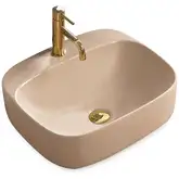 Умывальник (раковина) REA LUIZA 50 BEIGE MAT накладной (REA-U9609)