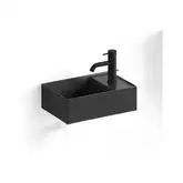 Умивальник AG 50 Agile (AG50NM) Black matt, SIMAS