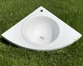 Snail Роксана Умывальник угловой, белый (110A100)