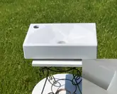 Snail Меркурий L Умывальник, белый мат (157LA100M)