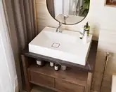 Snail Нимфа А100М Умывальник, белый матовый (160A100M)