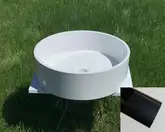 Snail Умывальник «Оазис» А200М Чорний МАТ (170A200M)
