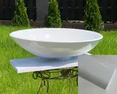 Snail Лотос А100М Умывальник накладной, белый мат (173A100M)