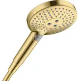 Ручний душ Hansgrohe Raindance Select S 120 3jet EcoSmart 9L, Polished Gold Optic (26531990)