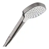 Лійка для душу Hansgrohe Croma E 1jet EcoSmart 9 л/хв (колір - чорний шліфований хром/білий) 26815340