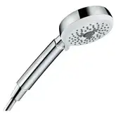 Ручний душ Hansgrohe Crometta 100 Multi EcoSmart 9л / хв, білий / хром (26826400)