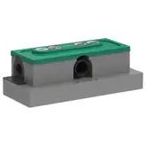 Hansgrohe uBox universal 50 мм, скрытая часть для каналов (01001180)